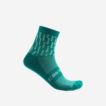 Castelli Aero Pro 9 ladies socks-Quetzal green-L/XL