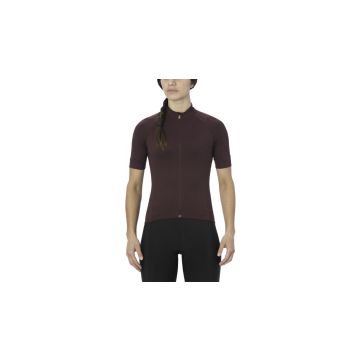 Giro New Road ladies shirt ss-Ox blood heather-XL