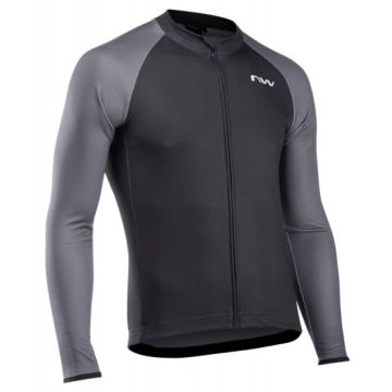 Northwave Blade 4 shirt ls - Black/Dark grey